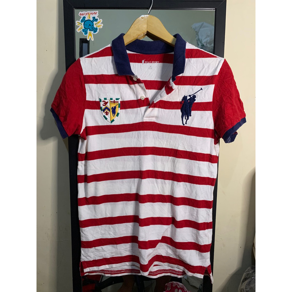 Kaos Polo Merah Putih