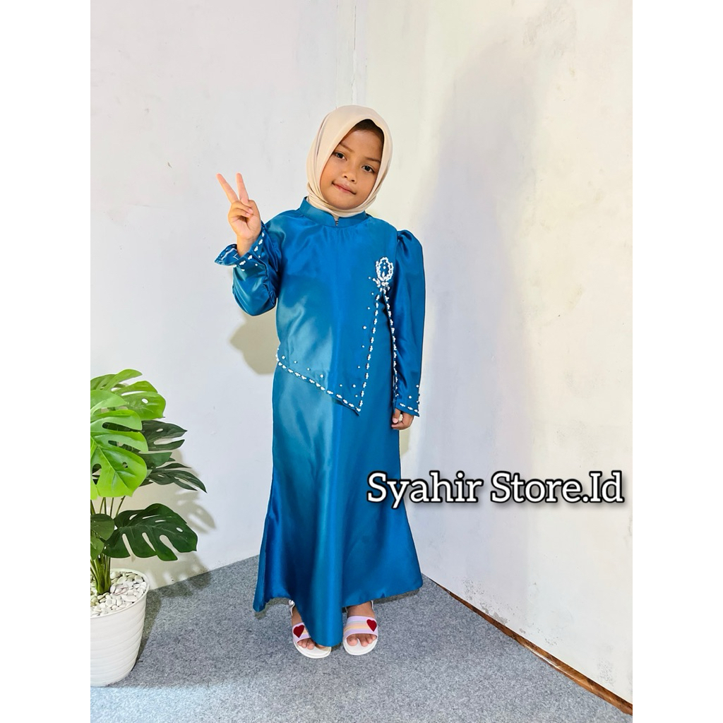 Diana Dress ANAK Kondangan/Pesta Terbaru Dress Satin Payet