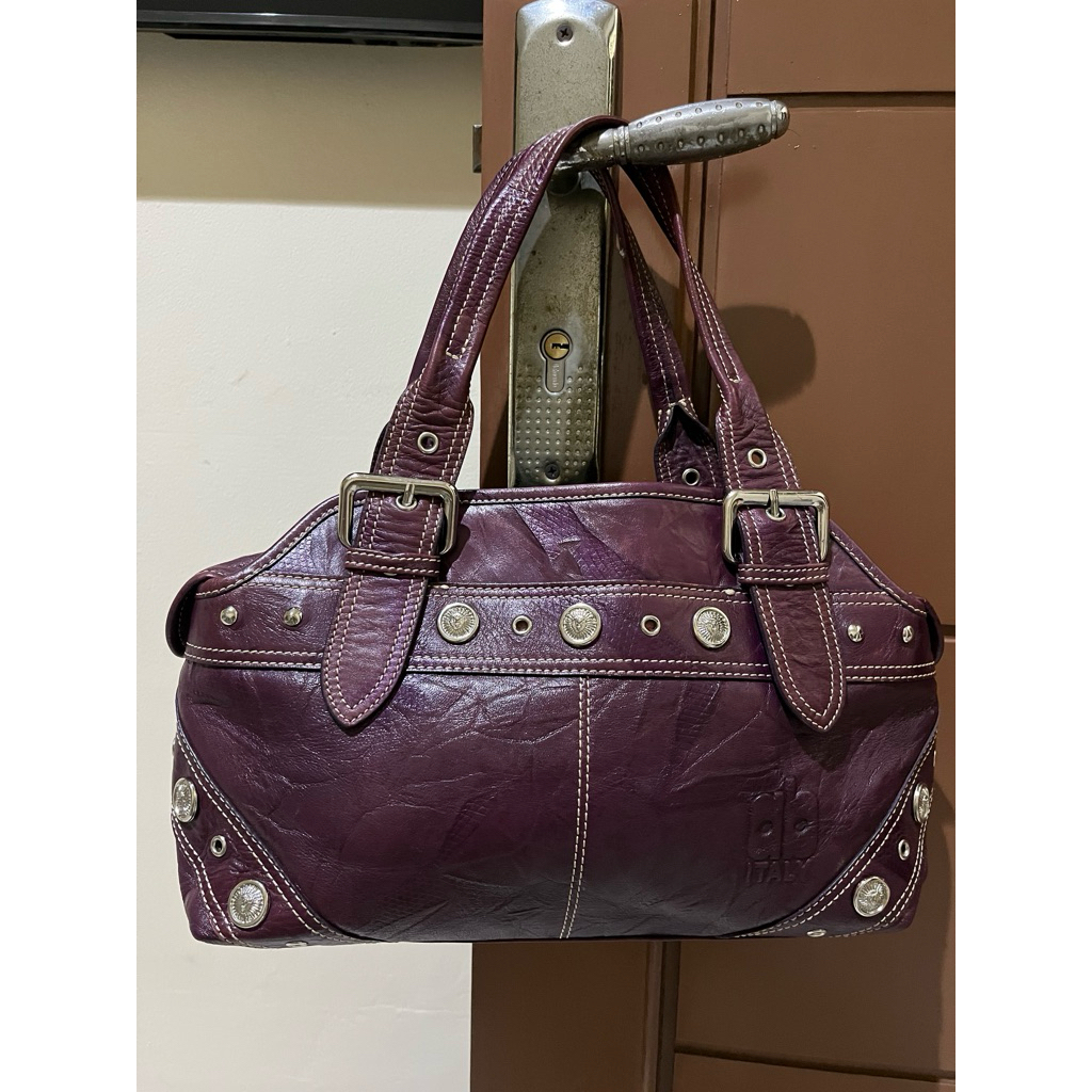Tas Preloved Shoulder Bag Kulit Asli Arnaldo Bassini