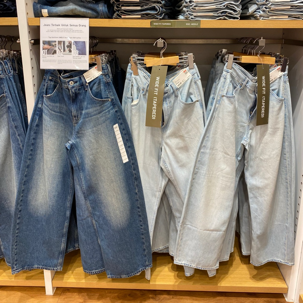 Celana Uniqlo Barrel Jeans