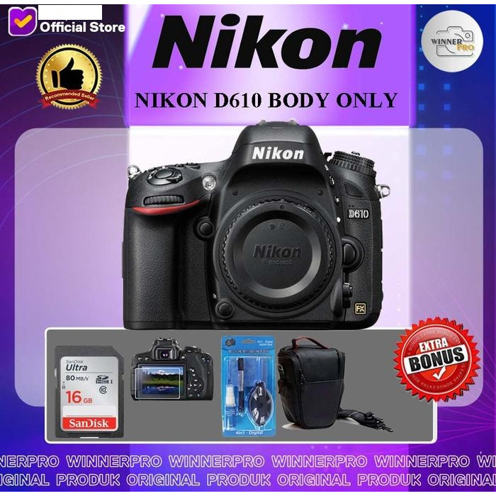 NIKON D610 / Nikon D 610 Body Only BO d610/ d 610 PAKET