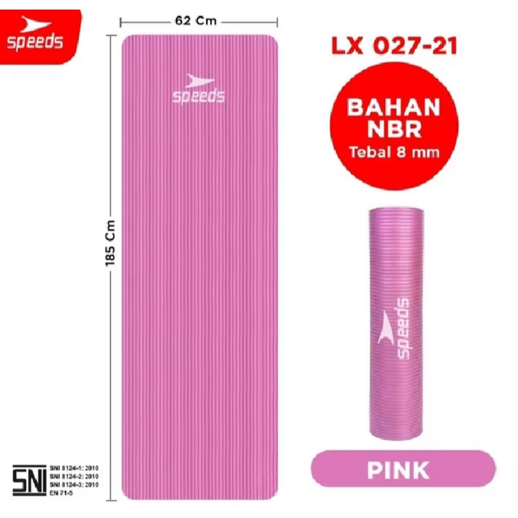 matras speeds olahraga 185x62cm tebal 8mm