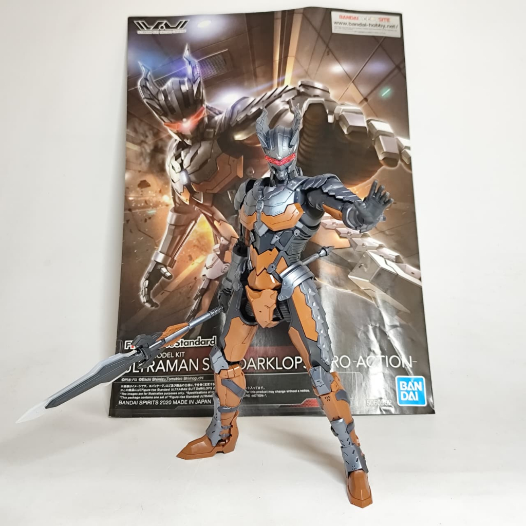 Bandai Figure-rise Standard Ultraman Zero Darklops Suit Action / Model Kit Bandai 2nd Sudah Rakit X2