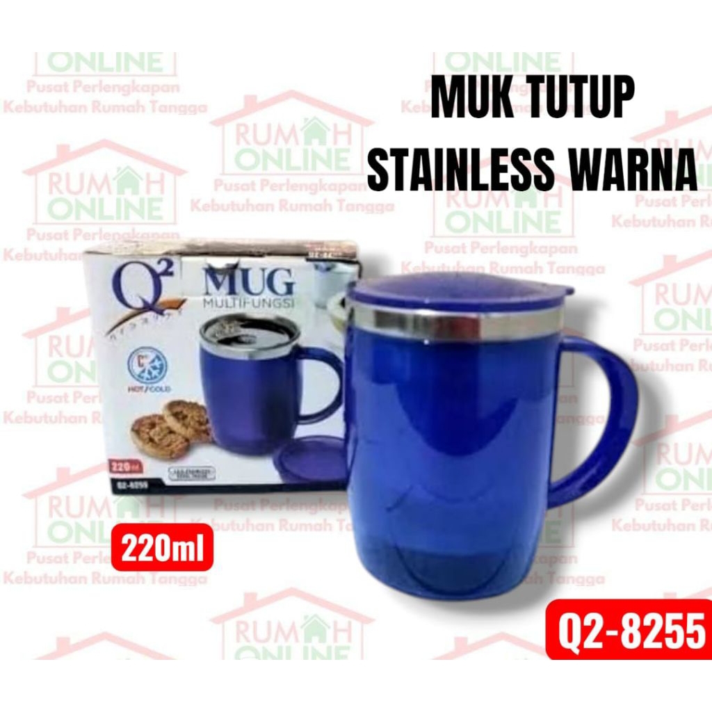 MUK TUTUP STAINLESS 220ML WARNA 8255 Q2