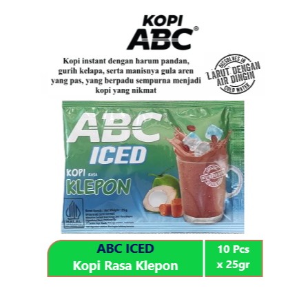 

Kopi ABC Iced Klepon 25gr 10 Sachet