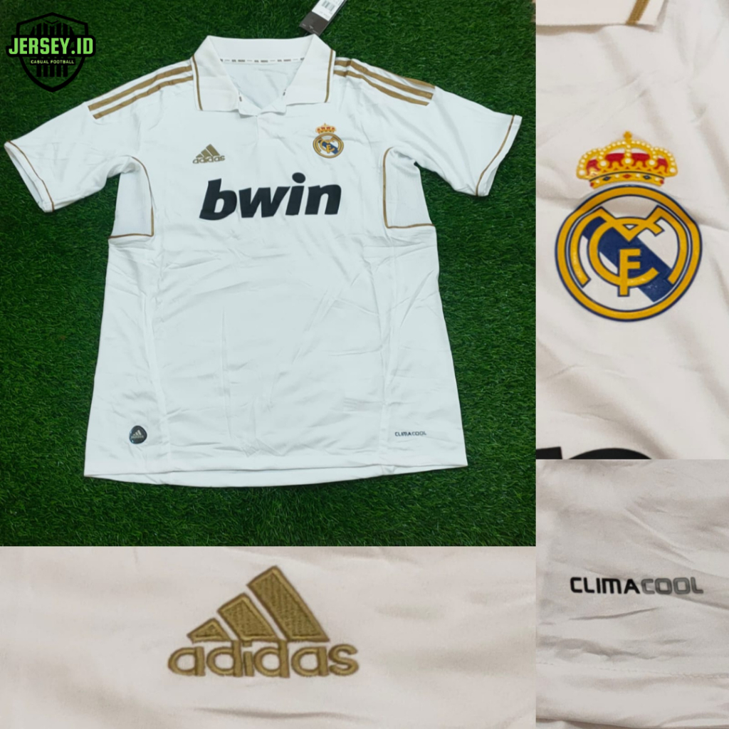 Jersey Retro Real Madrid Home 2011-2012 Vintrage