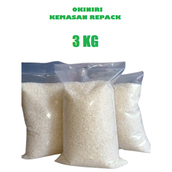 

Beras Jepang Sushi Japonica Okiniri Kemasan Repack 3kg Japonica Rice