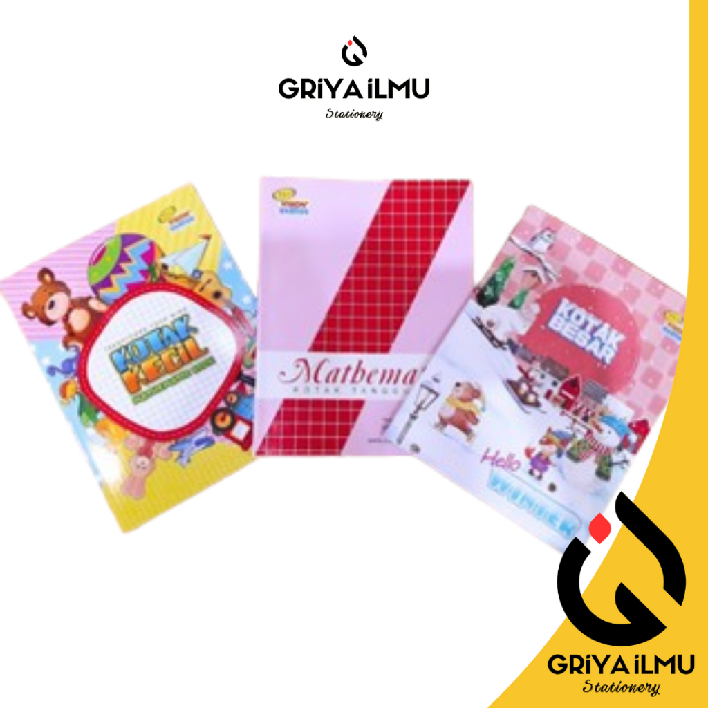 

Buku Tulis Kotak Matematika/Buku Strimin VISION (001056)/(001019)/(001020)