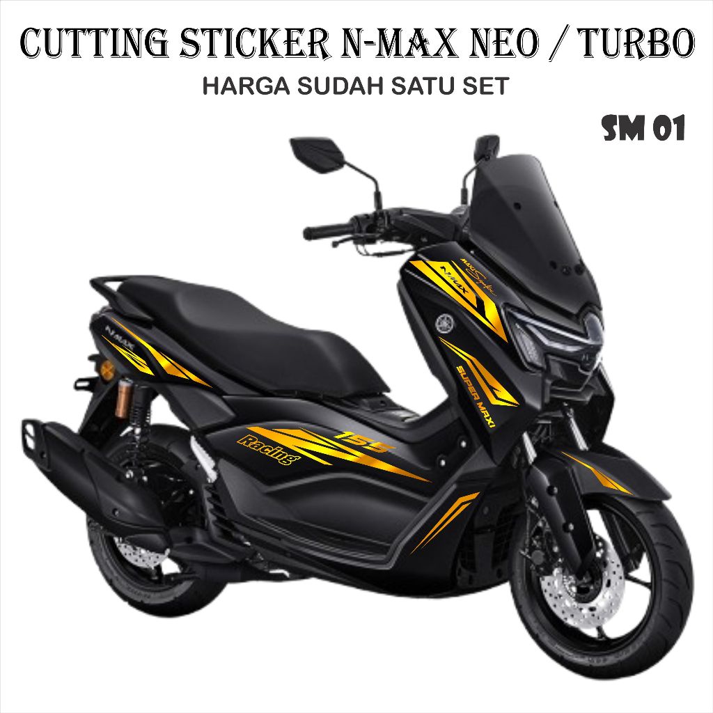 CUTTING STICKER NMAX NEO / Cutting Motor Nmax TURBO