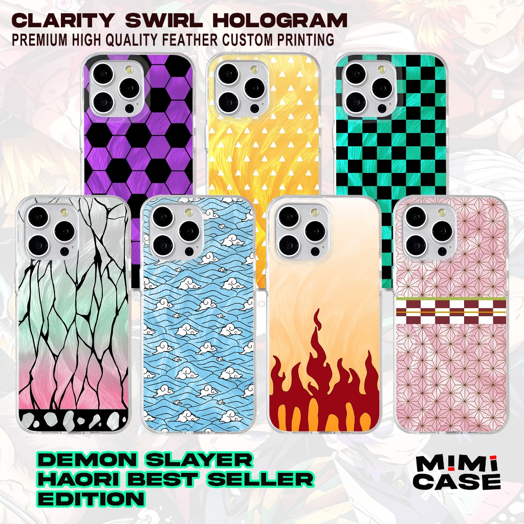 Casing Demon Slayer Oppo A5 A3X A17 A15 A57 A5PRO RENO6 RENO10 RENO11 RENO12 MI624 Karakter Anime Ca