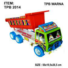 Mainan Anak Mobil Truck Bak Pasir Jumbo + Sekop Murah Berkualitas TPB 2014 W
