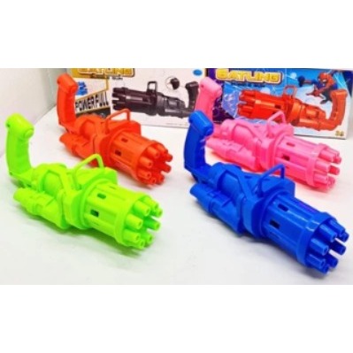 Mainan Bubble Gun Toys Gatling Gun mainan pistol bubble gun Water Bubble Machine bubble elektrik