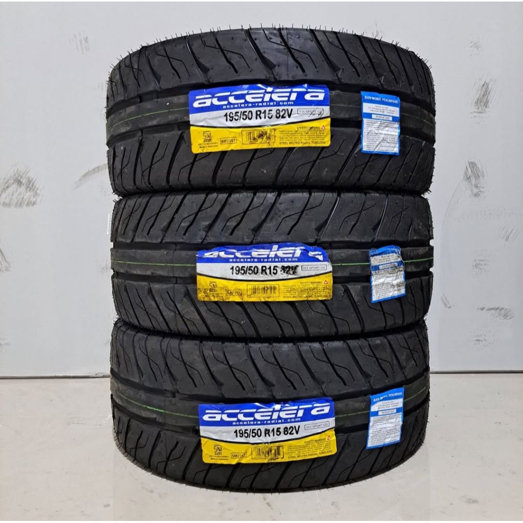 Ban mobil semislik ukuran 195/50 R15 accelera 351 sport gd