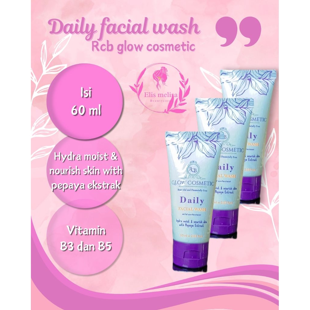 [ COD ] Facial wash RCB GLOW