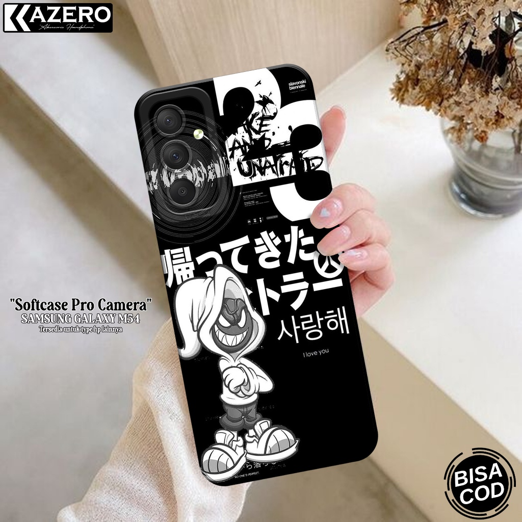 Kesing Samsung Galaxy M54 Fashion Case kartun Softcase Samsung Galaxy M54 Silikon Pro Camera Casing 