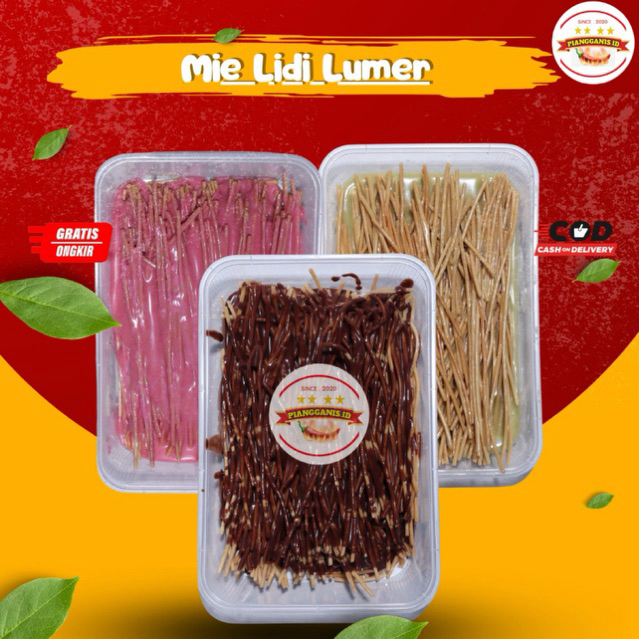 

MIE LIDI / MIE LIDI LUMER RASA COKELAT PREMIUM / KEMASAN BOX 500ML / MIE LIDI BANYAK VARIANT RASA