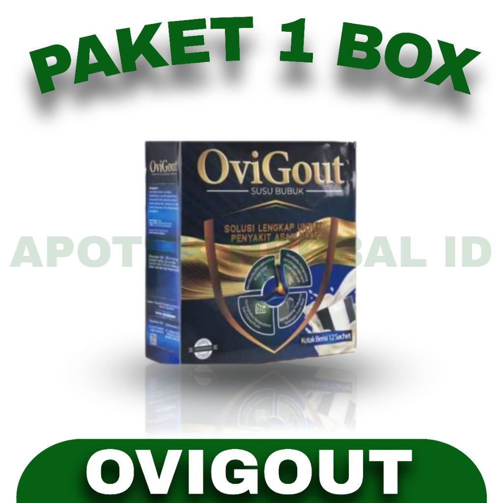 

OVIGOUT 1 Box Milk Susu Suplemen Kesehatan Asam Urat, Kolesterol Dan Tulang Sendi