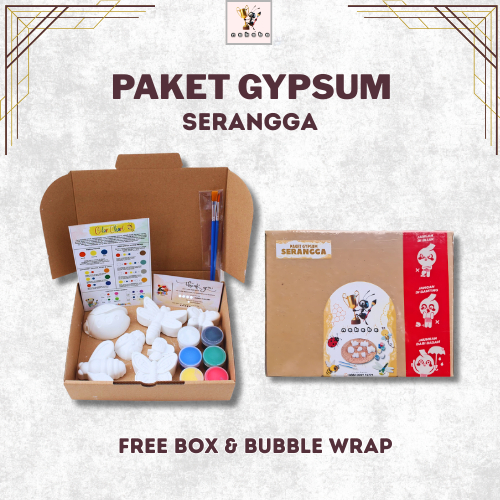 

Paket Lukis Gypsum Lengkap dengan Tema Serangga Series DIY I Mainan Edukasi Anak & Menggambar