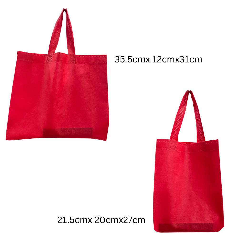 

Tas Spunbond Polos Warna Merah – Goodie Bag / Tas Souvenir Ramah Lingkungan - 624893 & 624896