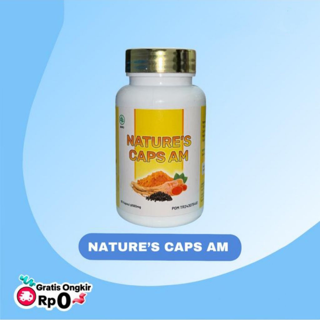

Nature's Caps AM - Jamu Kunyit Original Dokter Awet Muda 90 Capsul