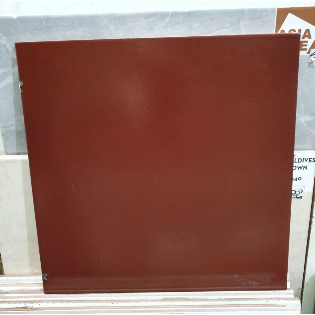 keramik 30x30 lantai kamar teras merah bata asia corsica