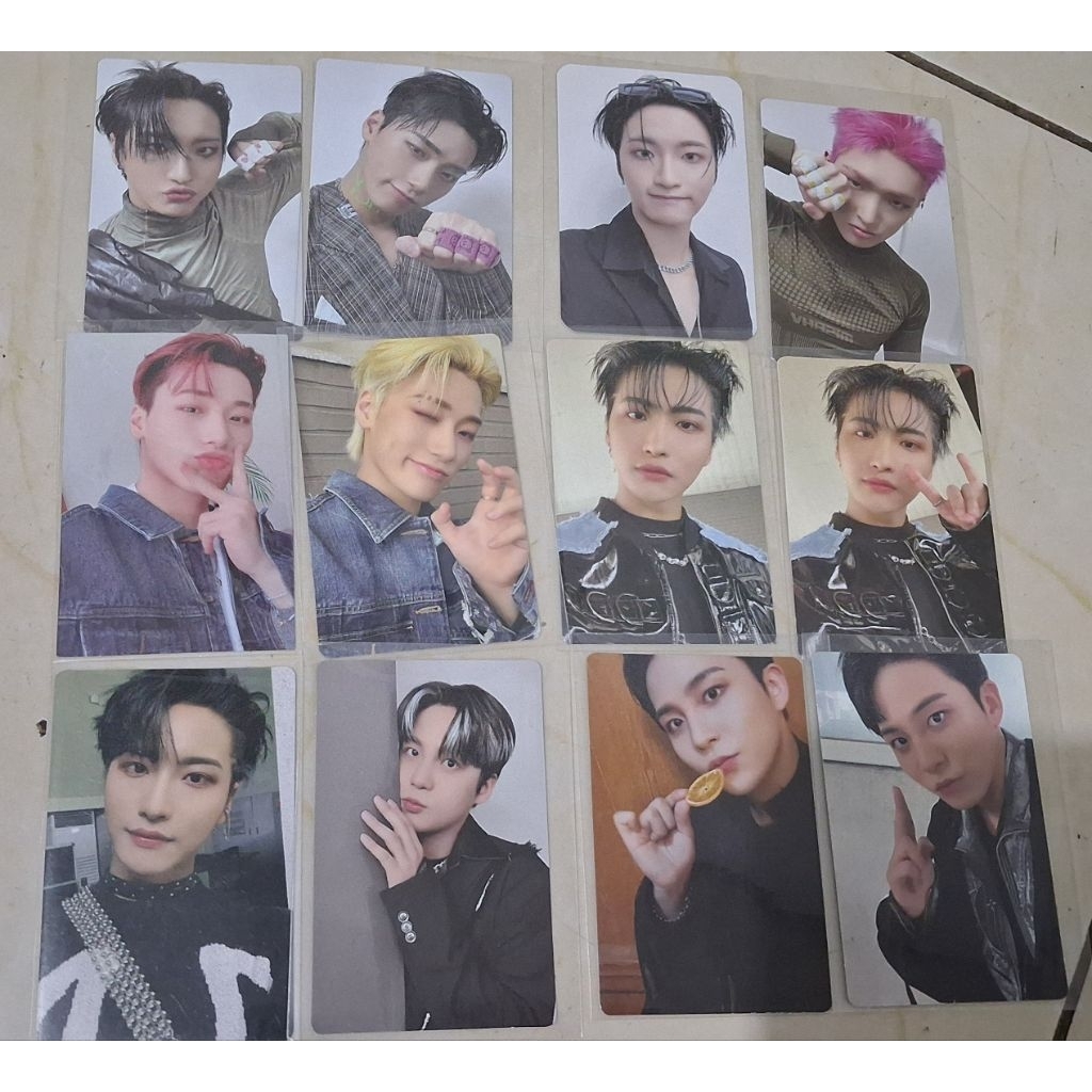 Photocard Album ATEEZ Official Movement Outlaw Seonghwa San Mingi Jongho