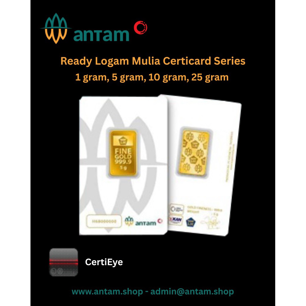 Emas Antam 25 gram