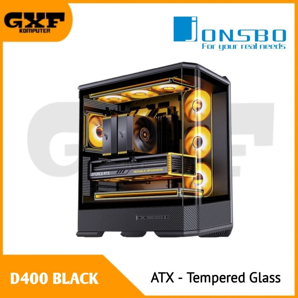 JONSBO D400 Black ATX PC Case