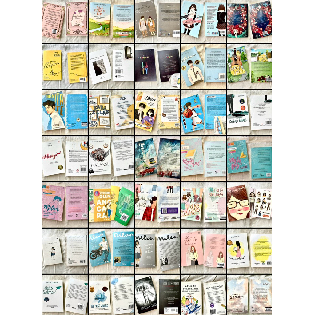 Buku Novel best seller Remaja Romance [PRELOVED]