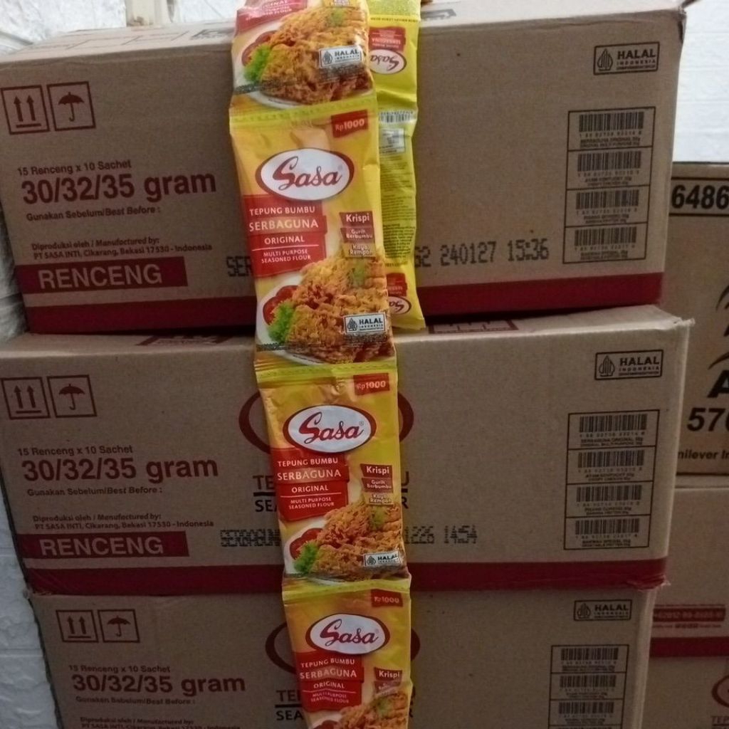 Tepung bumbu Sasa serbaguna rentengan