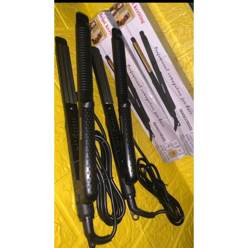 catok rambut gerigi MANGOMAN