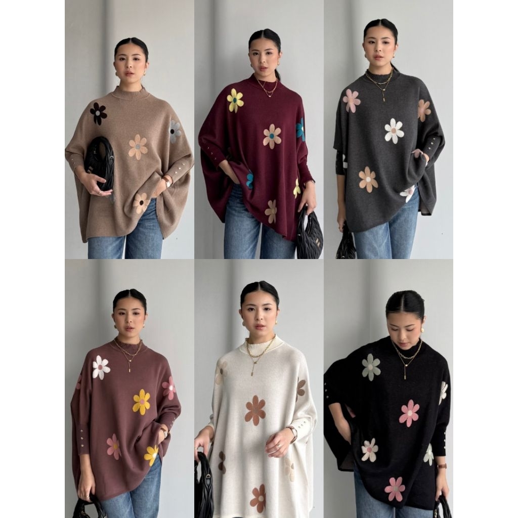 KATE BLOSSOM SWEATER ORI BY GONEGANI