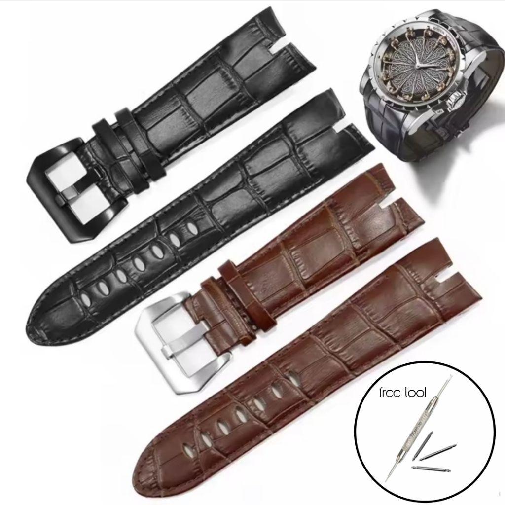 Strap Tali Kulit Jam tangan Roger Dubuis RD Leather strap Jam Roger Dubuis