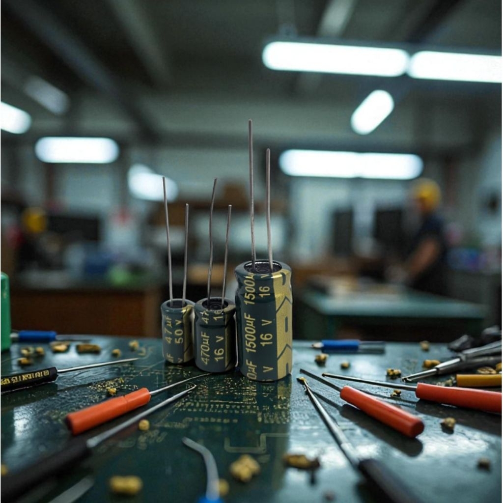 Elco low ESR original Set Kapasitor Elektrolit Electrolytic Capacitor 6.3V-50V 460 PCS