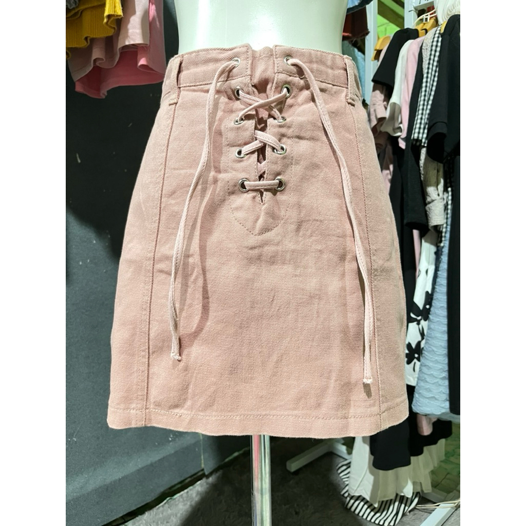 [PRELOVED/THRIFT] Fashion Wanita Rok Jeans Mini | Rok Jeans Pendek Korean Style | Rok Mini Jeans