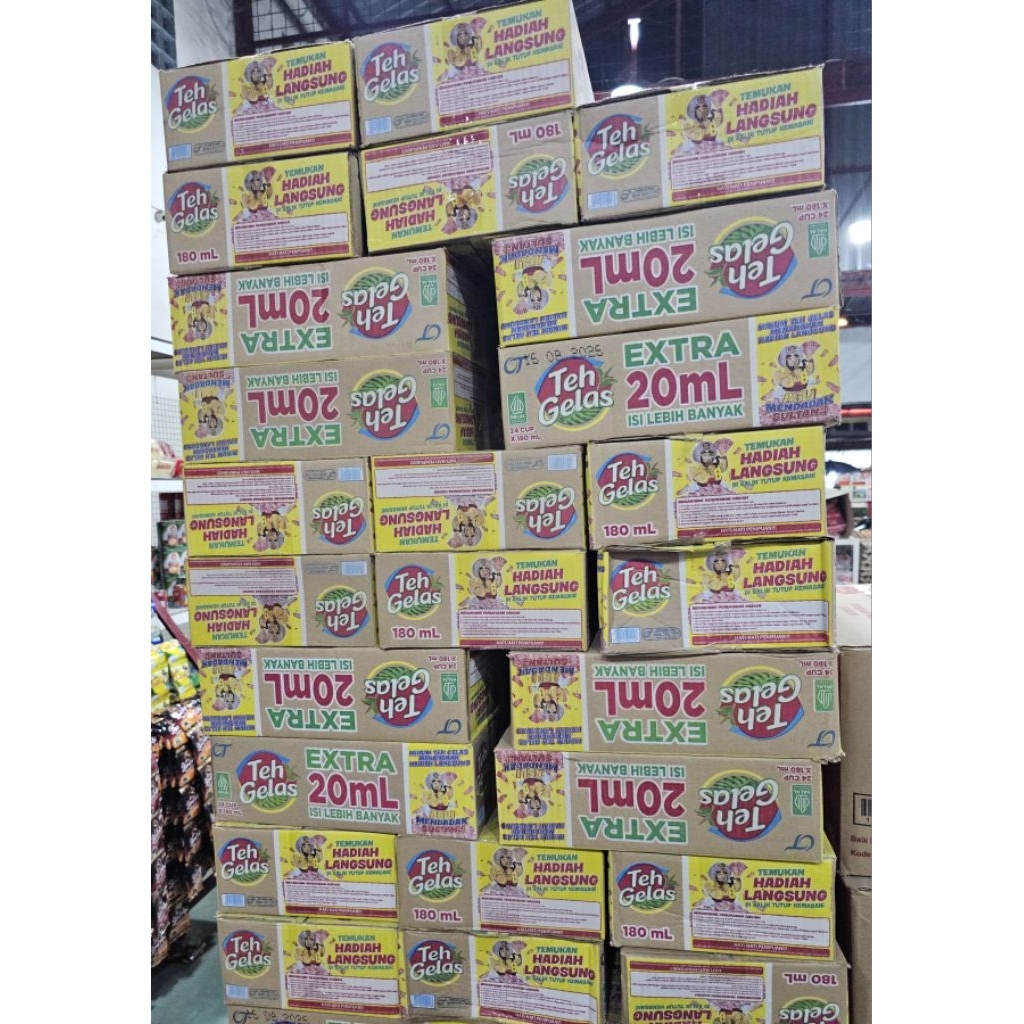 

Teh gelas 180 ml [ 1 Dus Isi 24 Pcs ]