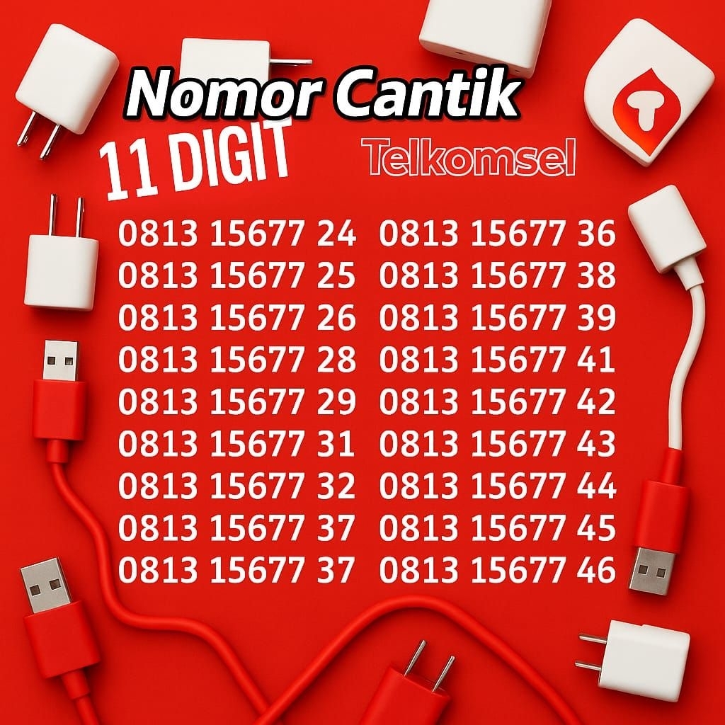 Nomor cantik telkomsel 11 digit simpati 11 angka rapih murah