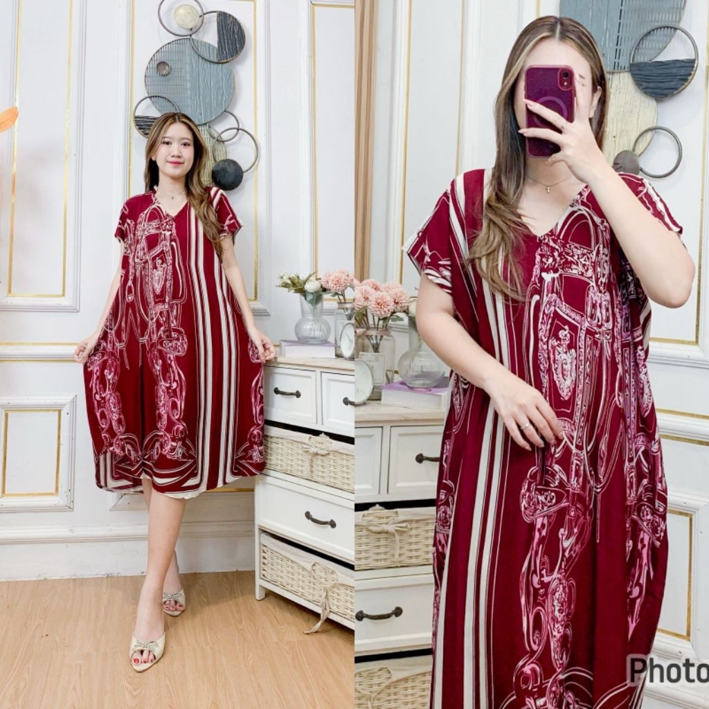 daster bali super jumbo busui gania pendek LD 140