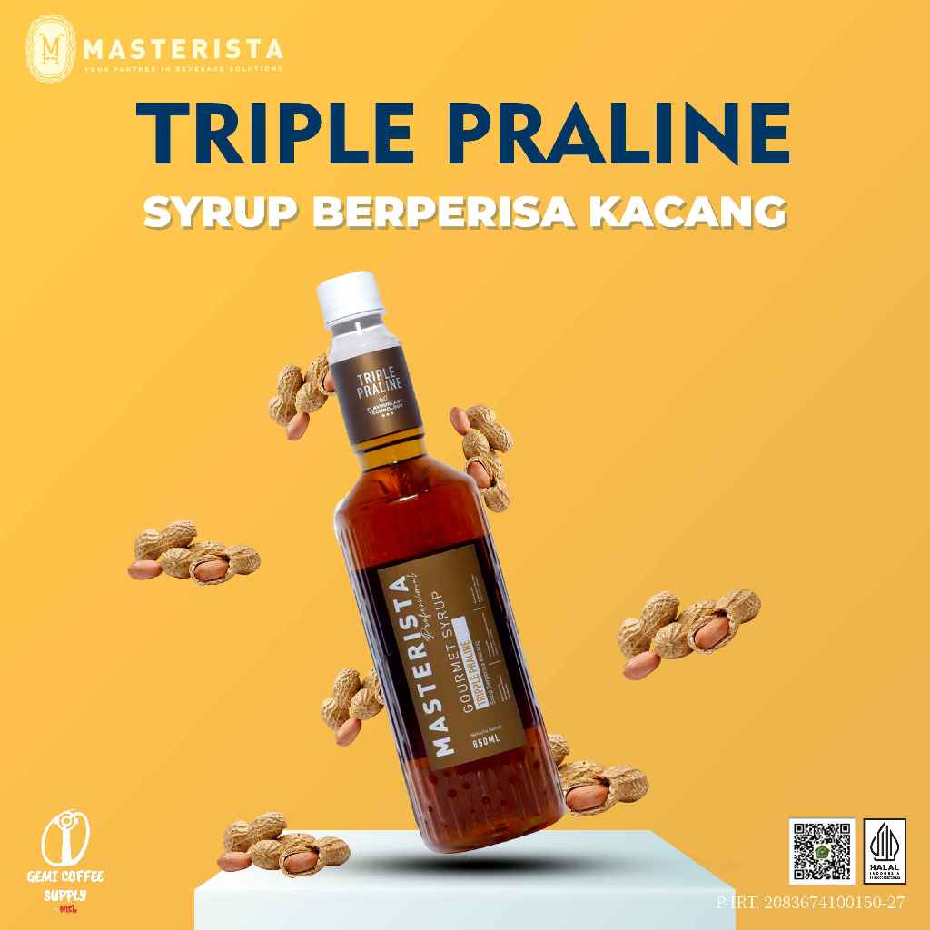 

Masterista Flavour Syrup - Triple Praline 850ml