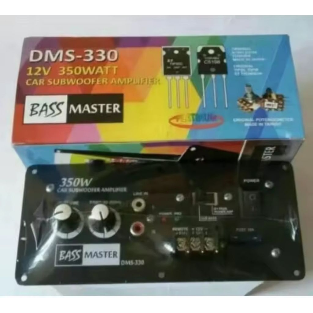Power kit Subwoofer Aktif Basstube Mobil DMS 330 Platinum Original
