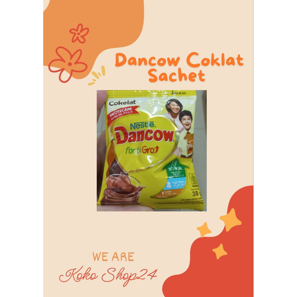 

Susu Dancow Bubuk Sachet 38g- Susu Dancow Coklat - Dancow Minuman Susu Coklat - Dancow Murah.