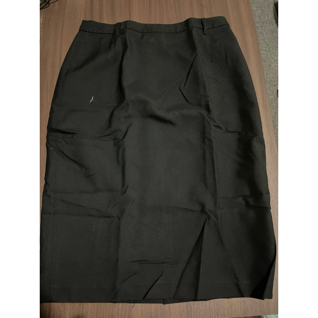 preloved rok span rok kerja wanita executive bawahan hitam xl rok