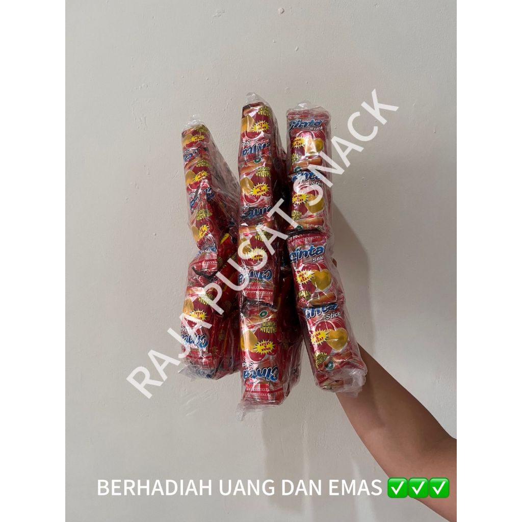 

(FREE Buble Wrap) snack ciki cinta berhadiah uang jika beruntung isi 10 pcs