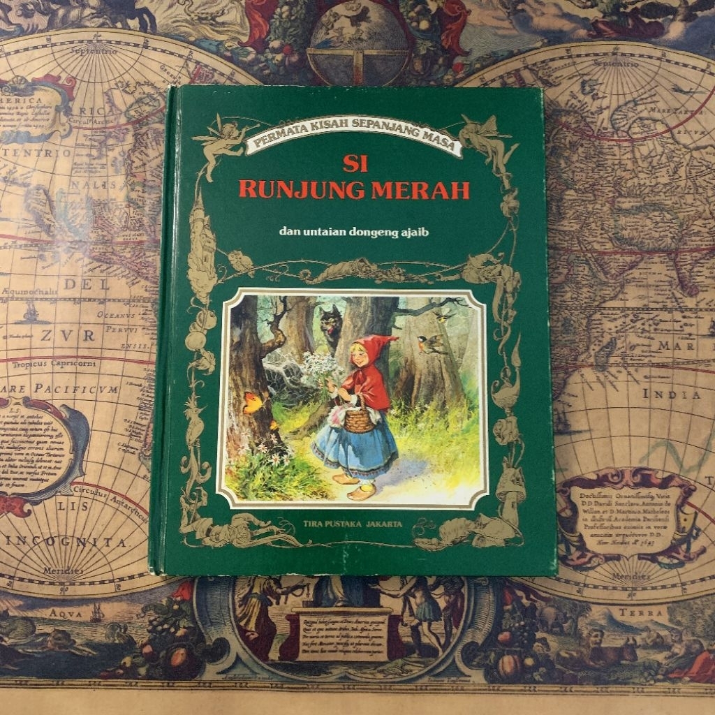 LITERIA - (Cerita bergambar vintage) Si Runjung Merah dan Untaian Dongeng Ajaib