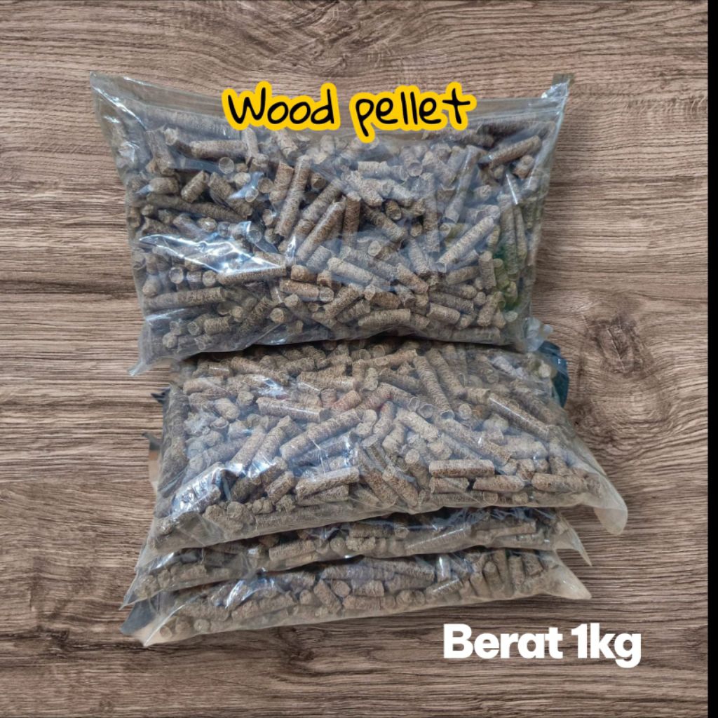 Alas hewan wood pellet 1kg