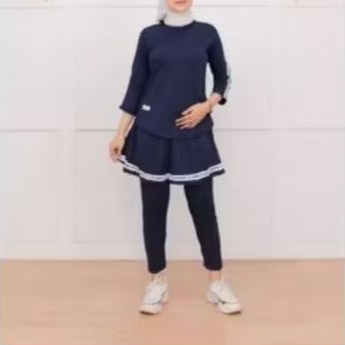 new one set olahraga / set olga / setelan wanita / setelan olahraga / baju olahraga wanita 40