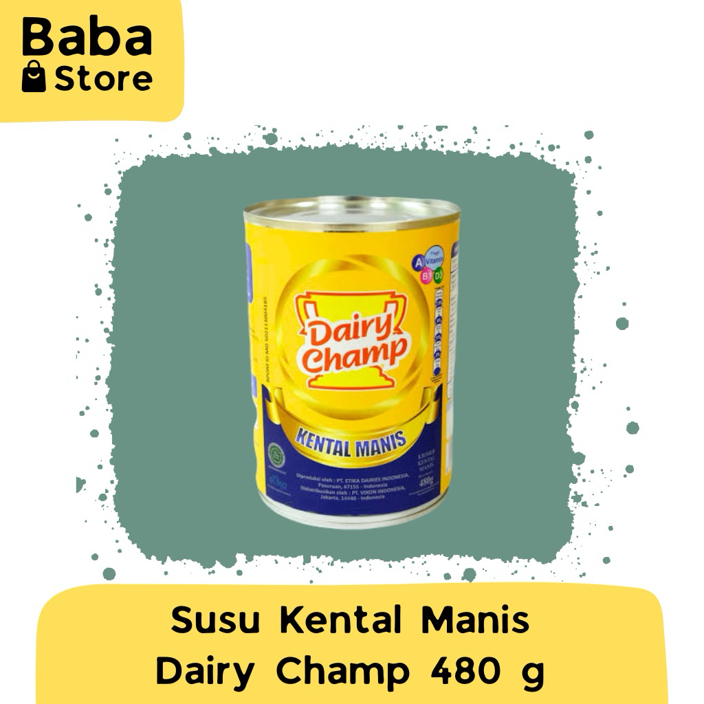 

Dairy Champ Susu Kental Manis Kaleng 480 g