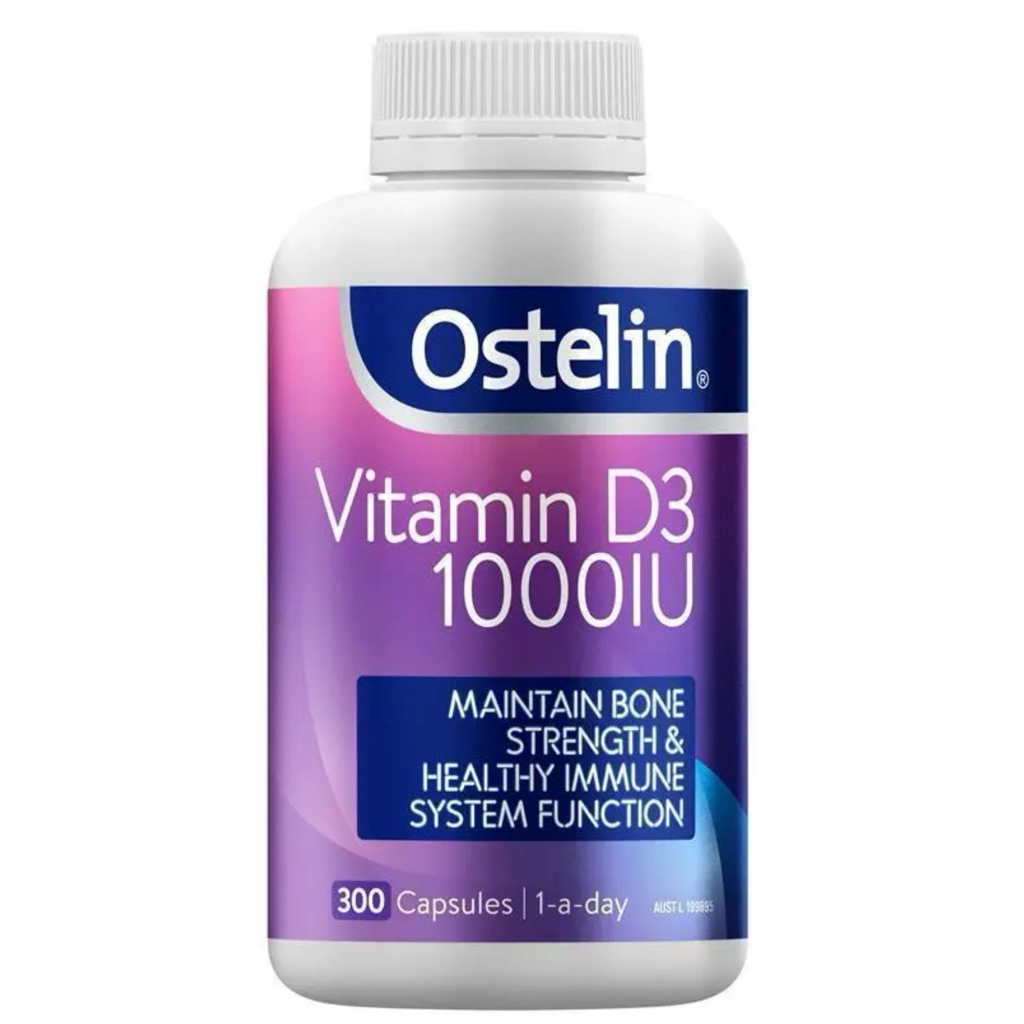 Ostelin Vitamin D3 1000iu 300 Capsules