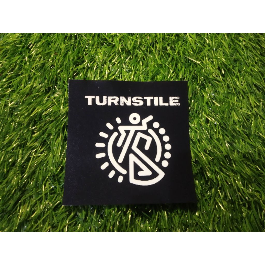 

stiker vinyl turnstile
