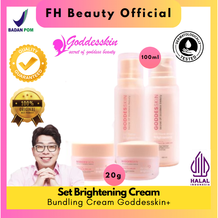 Goddesskin - Set Brightening Skincare Klinik Athena dr. Richard Lee FH Beauty